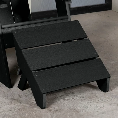 Italica Outdoor Modern Folding Ottoman - Highwood 1 Italica Outdoor Modern Folding Ottoman - Highwood