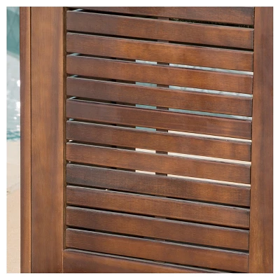 Riviera Acacia Wood Bar - Rich Mahogany - Christopher Knight Home 3 Riviera Acacia Wood Bar - Rich Mahogany - Christopher Knight Home - Image 3