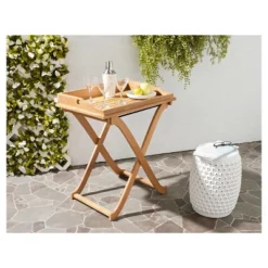 Covina Tray Table - Brown - Safavieh 7 Covina Tray Table - Brown - Safavieh -Outdoor Garden Store GUEST 014b2076 2d4c 4d82 bd6a c5266c664aed