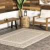 NuLOOM Rickie Solid Striped Indoor/Outdoor Patio Area Rug