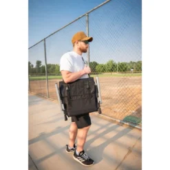 Stansport Folding Stadium Seat With Arms Black/Ten -Outdoor Garden Store GUEST 01bf71df baf9 44a0 953f 20235af96ab2