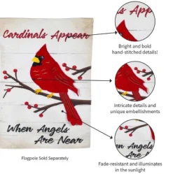 Evergreen Flag When Angels Are Near Garden Linen Flag -Outdoor Garden Store GUEST 0526628c 9715 496a aa68 a3f76752004a