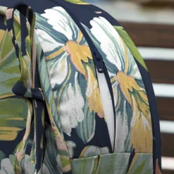 19" X 20" ProFoam Outdoor Rounded Back Seat Cushion Simone Tropical Blue - Arden Selections -Outdoor Garden Store GUEST 0609ac56 7c9c 4d21 99cc 17f91999356a