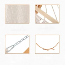 SUGIFT 1-Person Hammock With Stand Set For Outdoor And Indoor -Outdoor Garden Store GUEST 069f2cdf 9c38 4d8f 9b03 228e2c43f28c