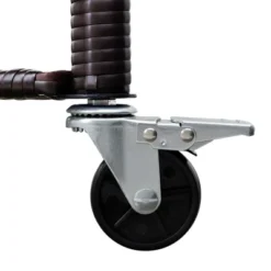 80qt Portable Rolling Patio Cooler Dark Wicker - Permasteel -Outdoor Garden Store GUEST 084f3a35 a02d 4635 b669 061ab76c5331