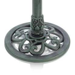 40" Tiered Pedestal Fountain With Fish Blue - Alpine Corporation -Outdoor Garden Store GUEST 08ad9cf6 2222 4bd8 a79e 86e7a3c87d48