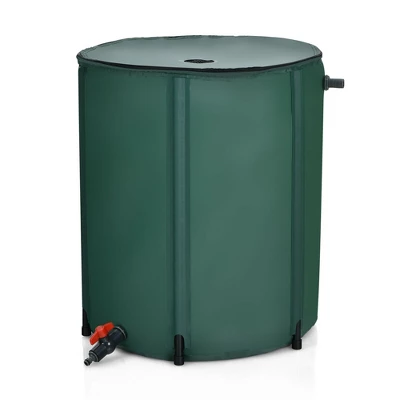 Costway 60 Gallon Portable Rain Barrel Collapsible Tank Water Collector Spigot Filter 9 Costway 60 Gallon Portable Rain Barrel Collapsible Tank Water Collector Spigot Filter - Image 9