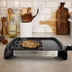Brentwood Select TS-641 1200 Watt Electric Indoor Grill & Griddle In Stainless Steel 11 Brentwood Select TS-641 1200 Watt Electric Indoor Grill & Griddle In Stainless Steel -Outdoor Garden Store GUEST 09481560 c463 4ce2 a62d 4eb7f1761540