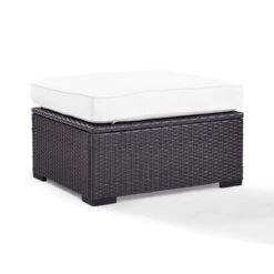 Biscayne Outdoor Wicker Ottoman - White - Crosley 12 Biscayne Outdoor Wicker Ottoman - White - Crosley -Outdoor Garden Store GUEST 09dbbb72 6326 42f6 a7d7 f2f8779a86be