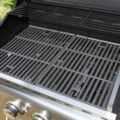 Captiva Designs E02GR001 Stainless Steel 4-Burner Propane Gas Grill With Side Burner And Side Tables -Outdoor Garden Store GUEST 0bb13f1b 6560 4f6a a6ca 97c010466fef