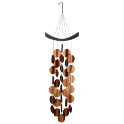 Woodstock Wind Chimes Signature Collection, Moonlight Waves, 34'' Copper Wind Chime MW