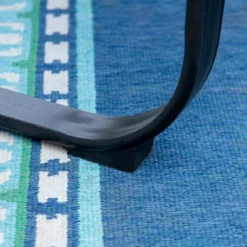 5pc Outdoor Dining Set With Padded Sling C-Spring Chairs & Round Metal Table With Umbrella Hole - Black - Captiva Designs -Outdoor Garden Store GUEST 0cd399de eace 46e0 bfe9 3246b5e3530d