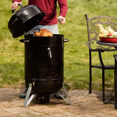 Cuisinart Vertical 18" Charcoal Smoker COS-118 Black 3 Cuisinart Vertical 18" Charcoal Smoker COS-118 Black - Image 3