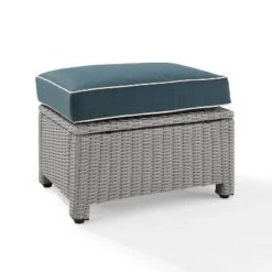 Bradenton Outdoor Wicker Ottoman - Crosley -Outdoor Garden Store GUEST 0eb9dad3 c0db 4764 987b c45f104c679d