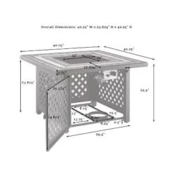 Bradenton 5pc Outdoor Wicker Armless Chair & Fire Table Set - Crosley 34 Bradenton 5pc Outdoor Wicker Armless Chair & Fire Table Set - Crosley -Outdoor Garden Store GUEST 0fd5736e 16dc 42fa 8cc0 142c92078f1b 1