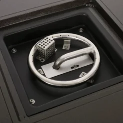 Darius 5pc Outdoor Set With 4 Wicker Swivel Chairs & Fire Pit Set - Brown/Navy/Hammered Bronze - Christopher Knight Home 13 Darius 5pc Outdoor Set With 4 Wicker Swivel Chairs & Fire Pit Set - Brown/Navy/Hammered Bronze - Christopher Knight Home -Outdoor Garden Store GUEST 12e7e51f 41dd 4c3f 8dc9 721b98abe36d