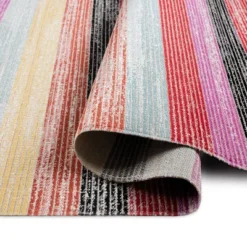7'9" X 10'2" New York Patio Sofia Estelle Indoor/Outdoor Rug Red/Pink - Nicole Miller -Outdoor Garden Store GUEST 135a4453 ced7 44d5 8239 06cdaef21a69