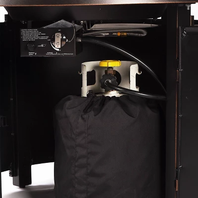 Oakland Living 5pc Deep Seating Swivel Rocking Aluminum Outdoor Outdoor Patio Fire Pit Dining Set Copper 8 Oakland Living 5pc Deep Seating Swivel Rocking Aluminum Outdoor Outdoor Patio Fire Pit Dining Set Copper - Image 8