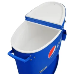 Permasteel 80qt Pepsi Oval Sporty Outdoor Cooler Cart -Outdoor Garden Store GUEST 1500176b bb19 47e7 9a05 9d8f43b90f22