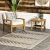 NuLOOM Oliva Modern Diamond Indoor/Outdoor Patio Area Rug