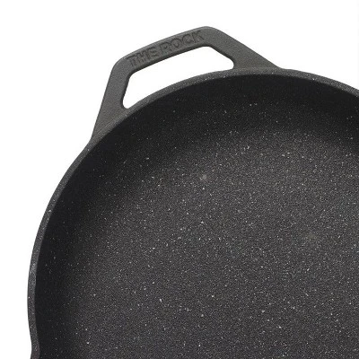 The Rock By Starfrit 10" Cast Iron Skillet Black 3 The Rock By Starfrit 10" Cast Iron Skillet Black - Image 3