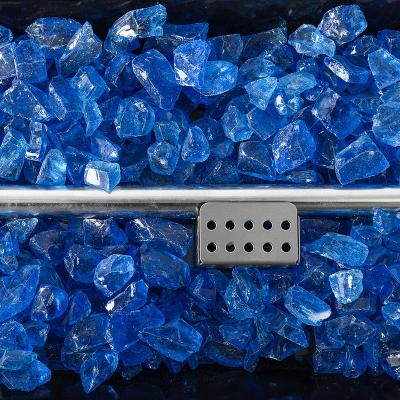 Kinger Home Novi 5-Piece Rattan Wicker Propane Fire Pit Set With An Aluminum Frame 10 Kinger Home Novi 5-Piece Rattan Wicker Propane Fire Pit Set With An Aluminum Frame - Image 10