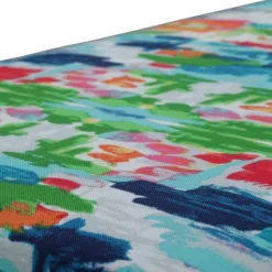 2pk Outdoor/Indoor Squared Chair Pad Set Abstract Reflections Blue - Pillow Perfect -Outdoor Garden Store GUEST 18ebab0e c16e 4b7f 8982 922610d2c70e