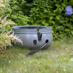 Brass Sonoma Hose Pot - Green - Good Directions -Outdoor Garden Store GUEST 195c55eb e099 4883 b847 1fff6335aeab