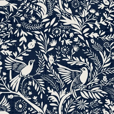 Suki Chinois Outdoor Throw Pillow Navy - Skyline Furniture 3 Suki Chinois Outdoor Throw Pillow Navy - Skyline Furniture - Image 3