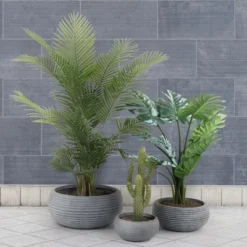 Aoodor Plant Pots With Drain Hole Set Of 3, Flower Pots Outdoor&Indoor,Magnesium Oxide Planter -Outdoor Garden Store GUEST 1aa0e2f2 5435 4483 ba57 23ef8b49888e