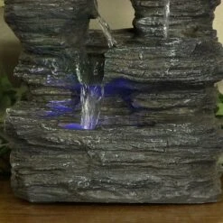 Sunnydaze Decor Sunnydaze Indoor Decorative Five Stream Rock Cavern Tabletop Water Fountain With Multi-Colored LED Lights - 13" -Outdoor Garden Store GUEST 1aac1631 9f3e 4c68 8cfb 17b13bb50d1c