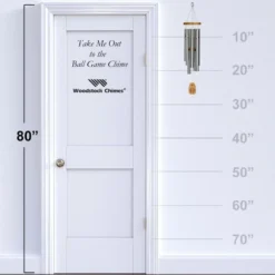 Woodstock Wind Chimes Signature Collection, Take Me Out To The Ball Game Chime, 27'' Silver Wind Chime TMOC -Outdoor Garden Store GUEST 1b017100 143e 4340 befa 528227793b4c