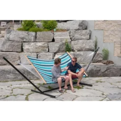 Vivere Double Sunbrella Quilted Hammock -Outdoor Garden Store GUEST 1b6c2ecd 3664 44e1 86f3 2f6174a57128