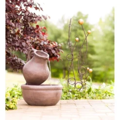 Wind & Weather Gold And Brown Abstract Metal Trellis -Outdoor Garden Store GUEST 1bb2e637 6952 4504 9f12 a1112544b3b7