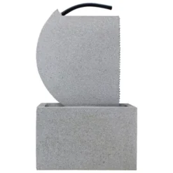 Northlight 20" Gray Modern Style Rainfall Outdoor Water Fountain -Outdoor Garden Store GUEST 1bfd2a5c 51b6 46d1 9fdc eeaf7c0983f8