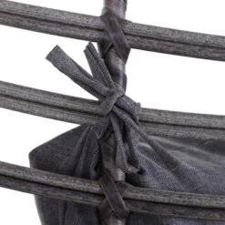 Outsunny Patio Wicker Lounge Chair With Soft Cushion, Outdoor/Indoor PE Rattan Egg Teardrop Cuddle Chair With Height Adjustable Knob For Backyard Garden Lawn Living Room -Outdoor Garden Store GUEST 1d4cffe5 144b 4004 8e37 1933a1f6e591