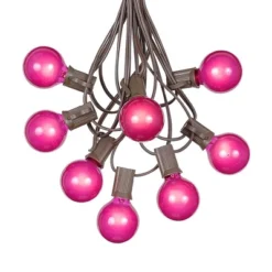 Novelty Lights 100 Feet G40 Globe Outdoor Patio String Lights, Brown Wire -Outdoor Garden Store GUEST 1dc4ff11 21c9 4352 bef8 559be0d6eb70