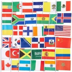 Juvale 72 Pack International World Country Handheld Stick Flag For Party Decor, Parades, Festival, 7.5 X 5.2 In -Outdoor Garden Store GUEST 1e14d4fb 5000 4a97 8899 8ab7dbf2e0d1