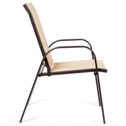 Tangkula 2-Piece Patio Chairs Camping Garden Chairs With Armrest &Backrest -Outdoor Garden Store GUEST 20ec3de9 2505 44ca bec7 154705815d1f