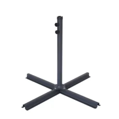 10' X 10' Cantilever Patio Hanging Umbrella With Crank And Cross Base Red - Wellfor -Outdoor Garden Store GUEST 21dfc56e 9442 49af 891f 98ea6b77aba1