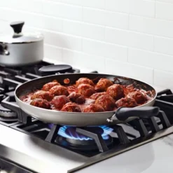 Farberware Reliance 14" Aluminum Nonstick Skillet - Silver -Outdoor Garden Store GUEST 22097916 abd4 4b0a bdab e672c733b73d