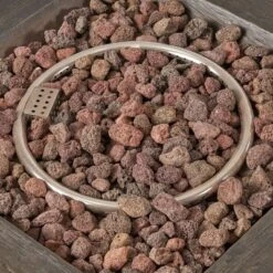 Jennings 5pc Faux Wicker Chat Set With Fire Pit - Brown/Mixed Beige - Christopher Knight Home -Outdoor Garden Store GUEST 2285b44a 904a 46d6 8911 650de46d4a04