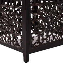 Oakland Living 5pc Deep Seating Swivel Aluminum Outdoor Patio Fire Pit Dining Set Copper -Outdoor Garden Store GUEST 23e0665a ad6a 40b8 a43a 37aa9d091f35