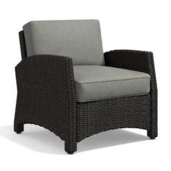 Glenwillow Home Alvory Patio PE Rattan Arm Chair