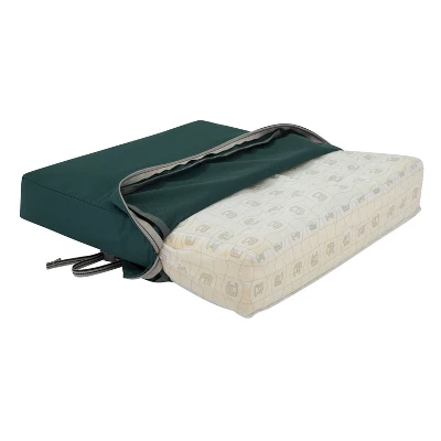 25" X 22" X 4" Ravenna Water-Resistant Patio Back Cushion Mallard Green - Classic Accessories 2 25" X 22" X 4" Ravenna Water-Resistant Patio Back Cushion Mallard Green - Classic Accessories - Image 2