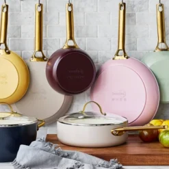 GreenPan Reserve 12" Frypan With Helper Handle & Lid Blush 10 GreenPan Reserve 12" Frypan With Helper Handle & Lid Blush -Outdoor Garden Store GUEST 2433d9a0 e97e 4f3e 951a 3610939682d4