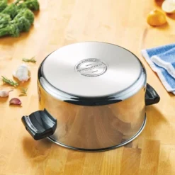 Farberware Classic Series 6qt Stainless Steel Stockpot With Lid SIlver -Outdoor Garden Store GUEST 243f74f1 f65c 43d5 96c8 03364cb22dd4