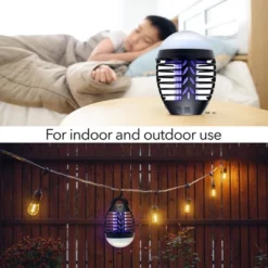 Dartwood Outdoor Bug Zapper - Waterproof, USB Rechargeable And Battery Powered Mosquito Killer, Insect Trap And Fly Swatter -Outdoor Garden Store GUEST 2689694a 14c9 44fc b92c d30bab1ff602