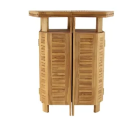 Patio Bar Table Teak - Olivia & May -Outdoor Garden Store GUEST 27526fd0 4bba 4f77 92d8 838c8823033f