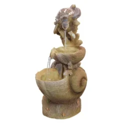 Design Toscano Turtle Cove Cascading Sculptural Fountain - Multicolored -Outdoor Garden Store GUEST 27613bbe f323 4ead a998 a13f18e9caaf
